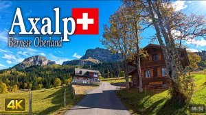 🚗 SmartTV 4К ➤ 🌄 Живописная поездка из Бриенца в Аксальп, швейцарские Альпы!