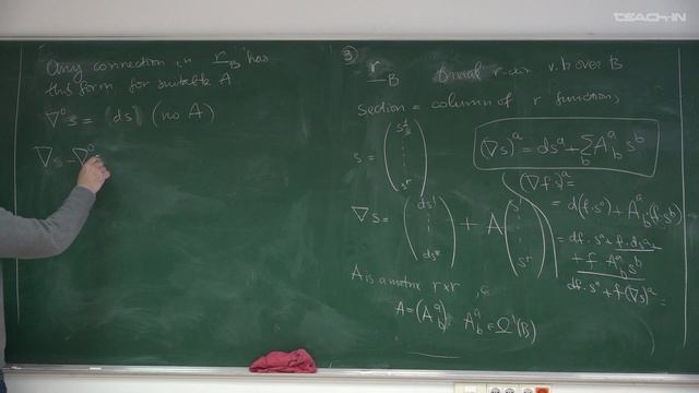 Попеленский Ф.Ю. - Index Theorem and Characteristic Classes - 3. Connections on Vector Bundles