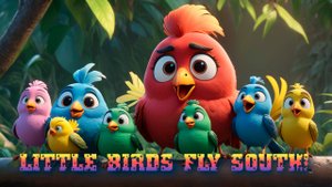 Little Birds Fly South! /Смехотрясики/  Children's song  #детям #music #children #childrensmusic
