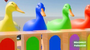 Длинная горка с коровой, 3D-животными