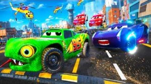 Эпическая автомобильная гонка! 🏎️ Джексон Шторм сражается со Снейком Маккуином в испытании на скоро