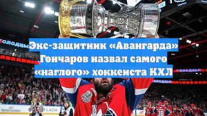 Экс-защитник «Авангарда» Гончаров назвал самого «наглого» хоккеиста КХЛ