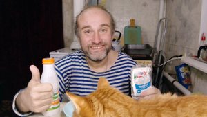 ужин с Рыжулей. даже корм перестал доедать. мукбанг. обжор. еда на камеру. диета шизофрения.