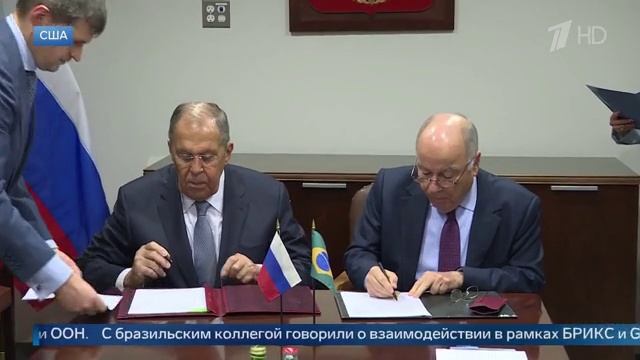 Глава МИД РФ Сергей Лавров на полях Генассамблеи ООН ведет переговоры почти без остановок