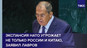 НАТО пытается взять в военное кольцо всю Евразию, заявил Лавров