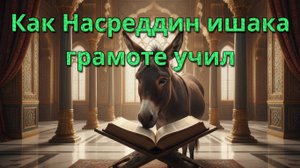 Притча о том, как Ходжа Насреддин обучил ишака грамоте