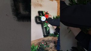 Венок"Крест" малый эконом