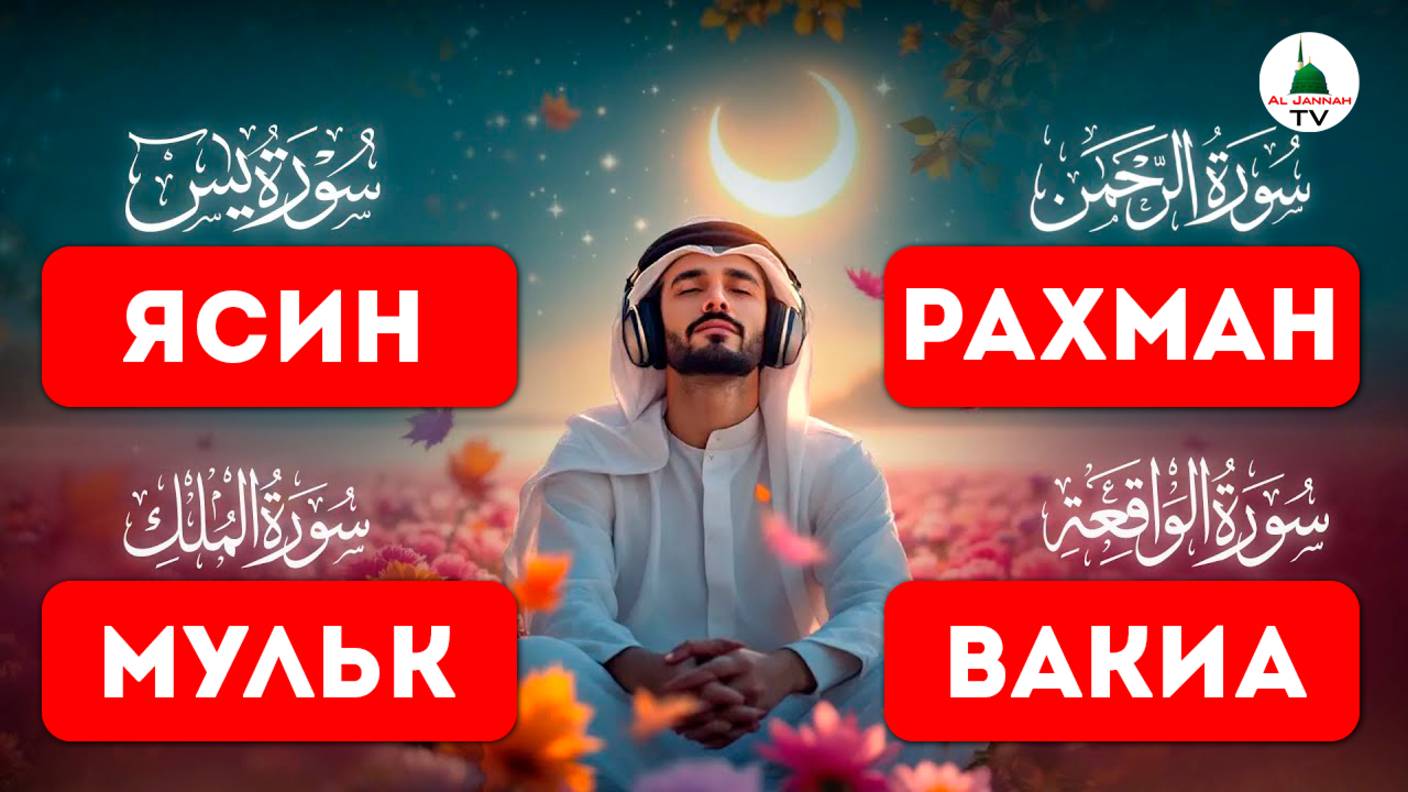 Коран. Суры Ясин, Рахман, Вакиа и Мульк смотреть онлайн