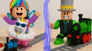 САМЫЙ БЫСТРЫЙ ПОЕЗД В РОБЛОКС! Построй поезд за деньги! ПАПА и ДОЧКА в ШОКЕ ОТ ТОГО ЧТО ПОЛУЧИЛОСЬ!