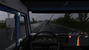 Ets2 Занесло на мокрой дороге и ДТП