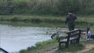 поимка форели