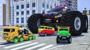 Автомобильный Конкурс 🚒 🚔 🚑 Призрачный школьный Автобус | Большие автомобильные Колеса