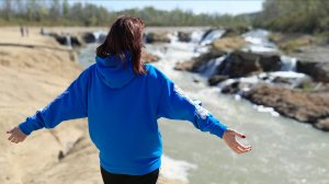 Белореченский водопад на реке Белой. Автопутешествие. Краснодарский край.