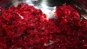 Клюквенный морс из замороженных ягод