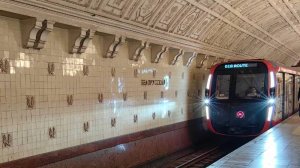 Московское метро. Станции Кольцевой линии. Моя поездка в московском метрополитене.