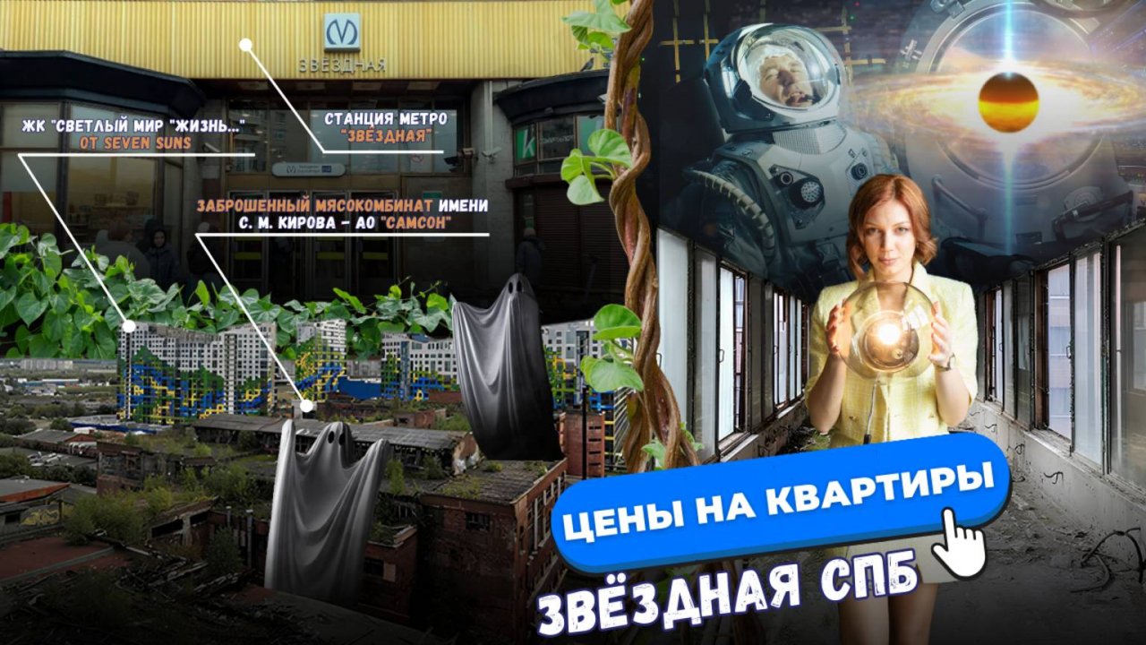 Обзор цен: квартиры у метро «Звёздная» в Санкт-Петербурге | Мария Кудреватых