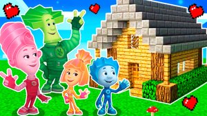 ВСТРЕТИЛ ВСЕХ ФИКСИКОВ и ПОСТРОИЛ им ДОМ В МАЙНКРАФТ МУЛЬТИК FIXIKI