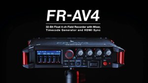 Tascam FR-AV4: Field Recorder for Videographers, Filmmakers and Sound Designers