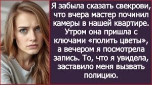 ИСТОРИИ ИЗ ЖИЗНИ/Я не сказала свекрови,что мастер починил камеры в нашей квартире/Рассказ жизненный