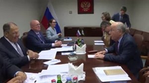С.В.Лавров и Министр иностранных дел Бразилии М.Виейра, Нью-Йорк, 26 сентября 2025 года