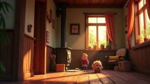 Домовенок Федя встречает гостей