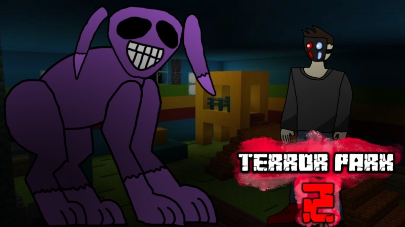 я прохожу карту Terror Park Chapter 2 в Майнкрафт бедроке 1