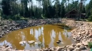 Живая вода у дома | Ландшафтный дизайн и водопад