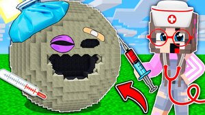 ЛУНА ПРОСНУЛАСЬ ЗАБОЛЕЛА И ЕЙ СРОЧНО НУЖНА ОПЕРАЦИЯ В МАЙНКРАФТ THE MOON WOKE UP СИМУЛЯТОР ХИРУРГА