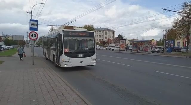 Кировский троллейбус. Поездка на троллейбусе ВМЗ-5298.01-50 "Авангард" № 640 смотреть онлайн