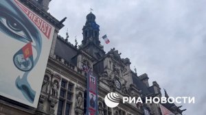 Апти Алаудинов "АХМАТ". Флаги Украины сняты с мэрии Парижа