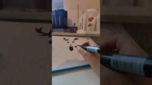 рисую оленя из 99 ночей в лесу