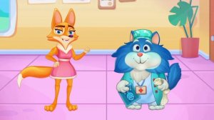 Кот Пломбир, про больницу, детский мультфильм.