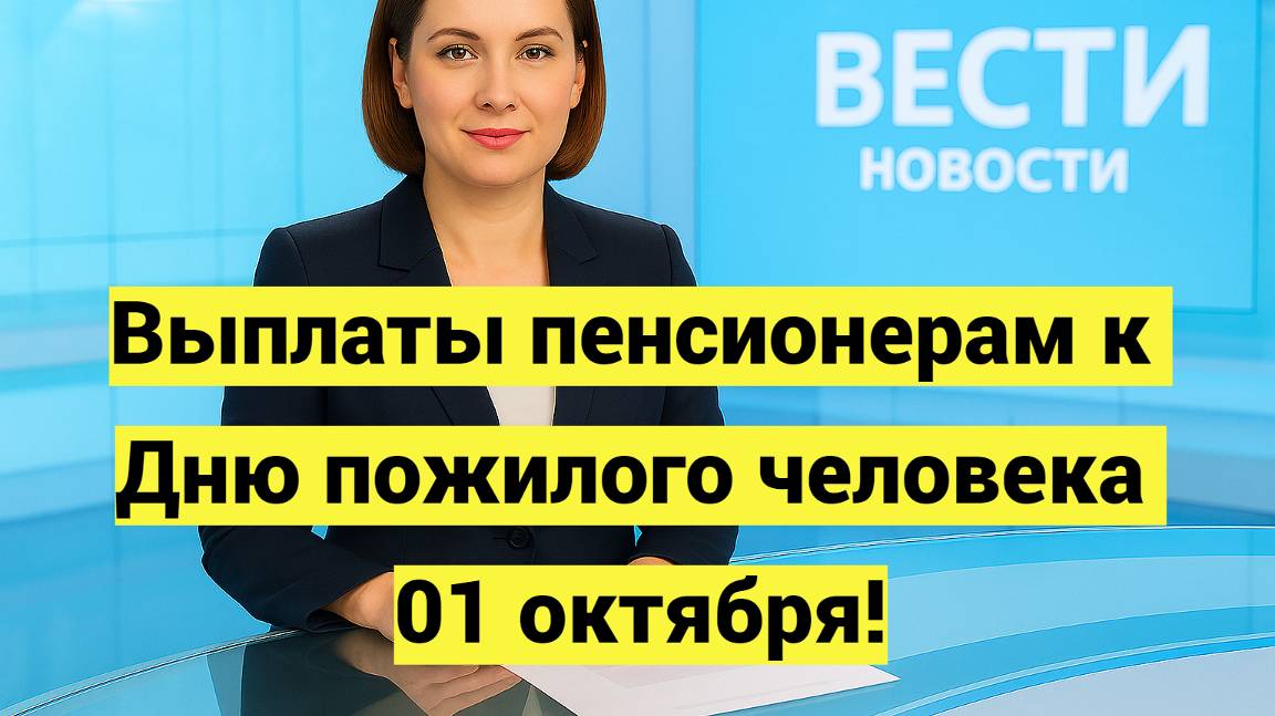 Выплаты пенсионерам к 1 октября 2025 года