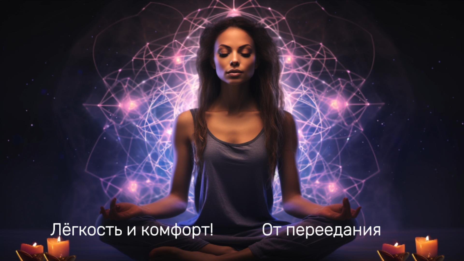 Лёгкость и комфорт после еды! Медитация от переедания.  [«Женское счастье»]