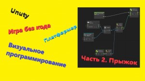 Unity Визуальное программирование || Игра без кода || Платформер 2D || Часть 2