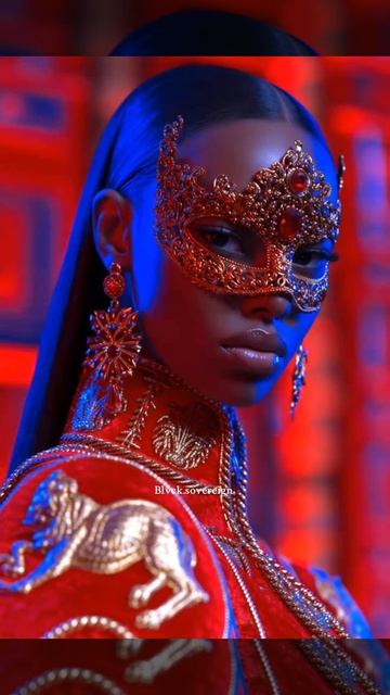 Red and blue Africa ❤💙🌍