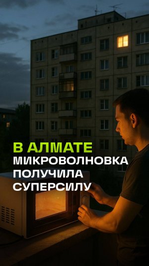 Микроволновка с суперспособностями найдена в Алмате