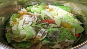 Куриный суп с капустой