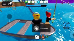 Магнитная рыбалка в роблокс.Я на ней заработал. 💵🎣