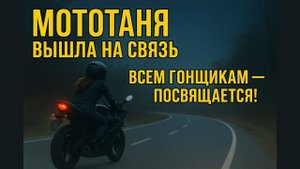 МотоТаня вышла на связь. Всем гонщикам — посвящается!