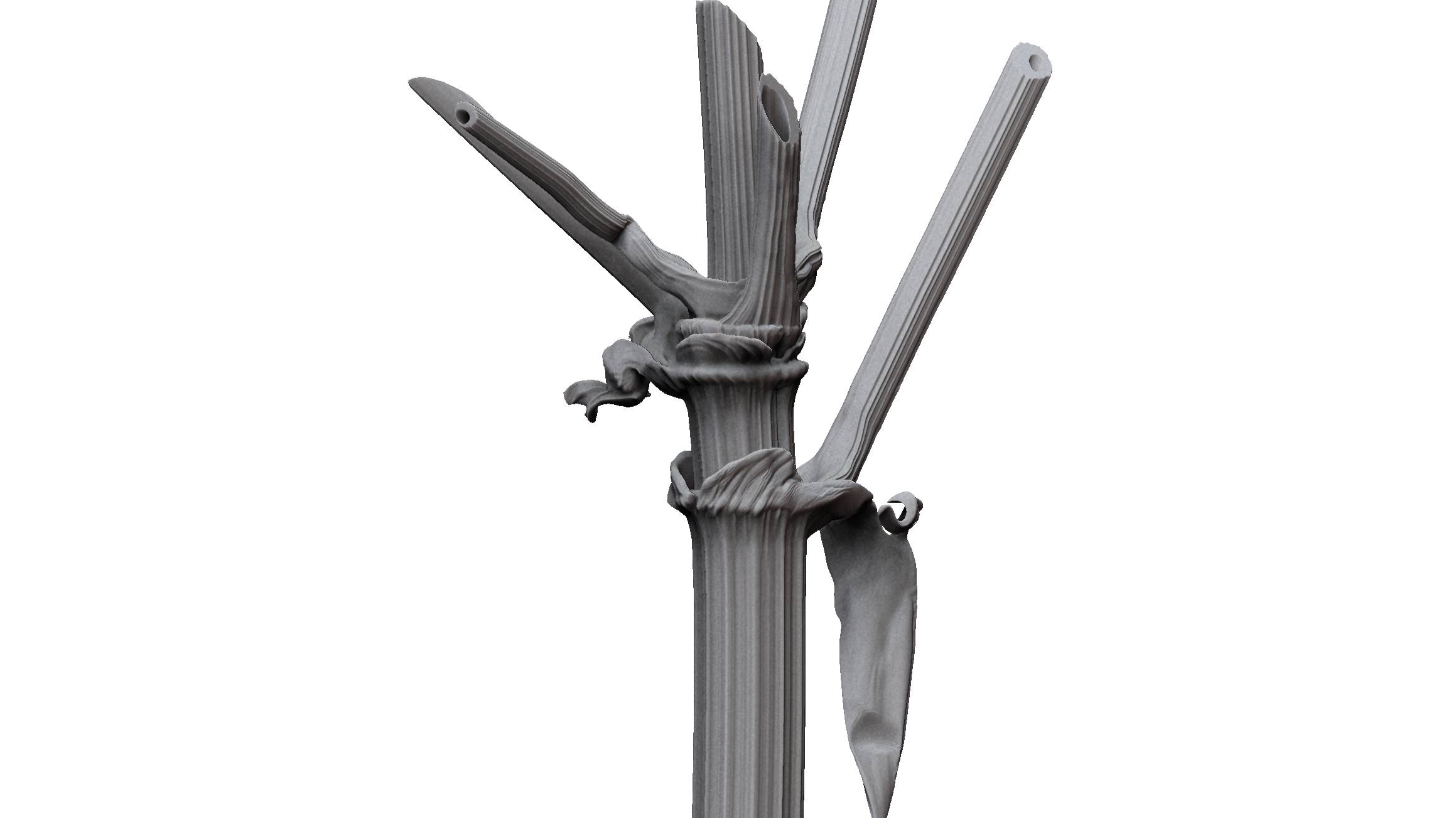 Скульптинг борщевика в программе ZBrush смотреть онлайн