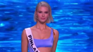 Финляндия Мисс Вселенная 2024 (73) Дефиле в купальнике Finland Miss Universe 2024 (73) Swimsuit