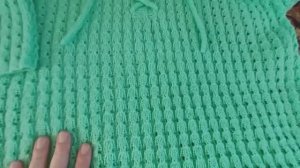 DIY.Вязаная футболка поло " Мона "// размер 52 - 54