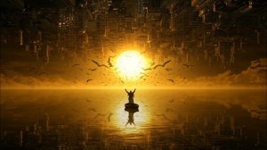 Upside-Down Sky City 🌆 2-Hour Mystical Ambience ｜ Ocean Mirror ｜ Orb of Light ｜ Mechanical Birds