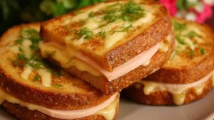 Идеальный сырный сэндвич всего-то за несколько минут🥪🥪🥪