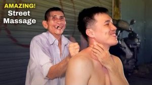 ASMR МАССАЖ ТЕЛА ЗА 3$ НА УЛИЦЕ ВО ВЬЕТНАМЕ