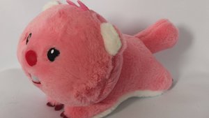 Мягкая грушка Розовый Бобр