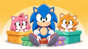 Распаковка игрушек Sonic The Hedgehog ASMR Коллекция сюрпризных яиц