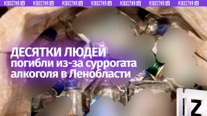 Не менее 19 человек погибли в Ленобласти: производителям суррогата предъявлено обвинение
