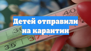 Детей отправили на карантин